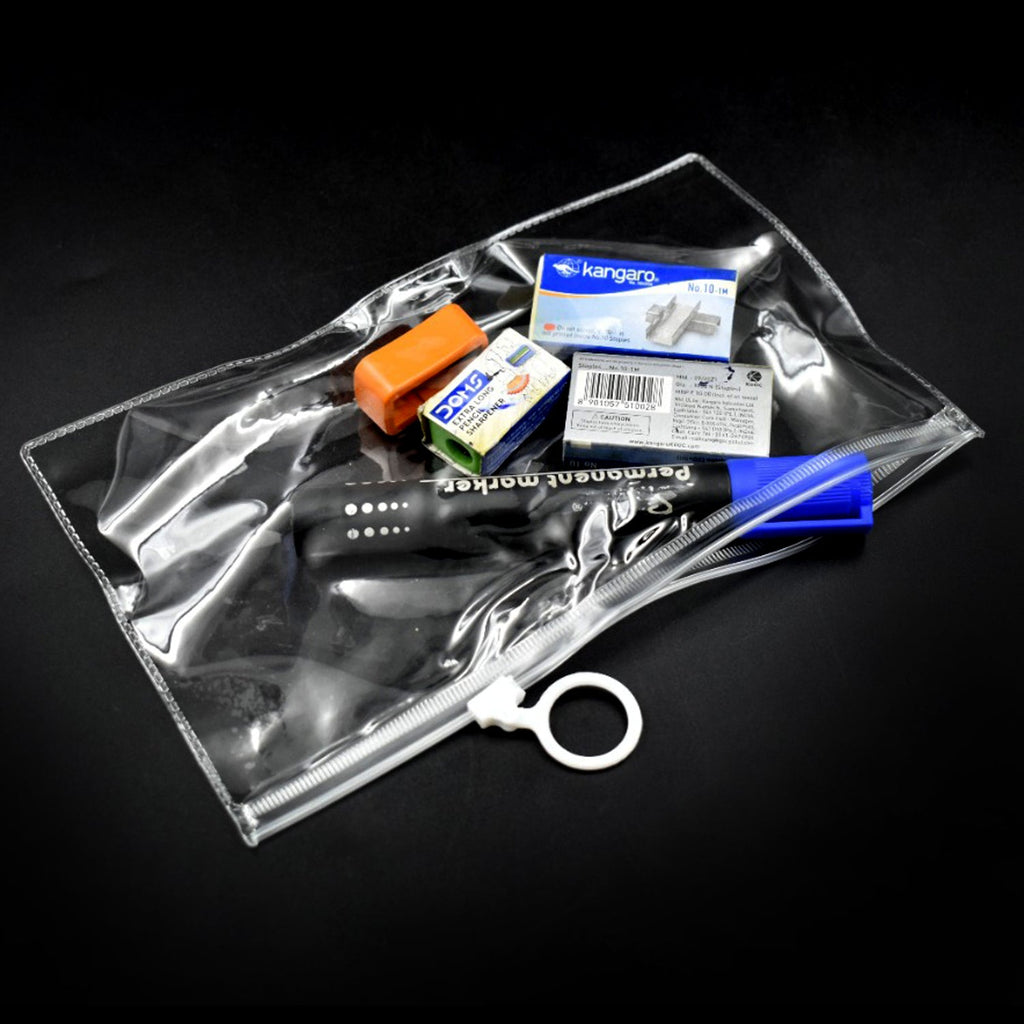 PremiumAV PremiumAV 20 Pc Transparent Pouch For Carrying Stationary Stuffs And All By The Students. –  
