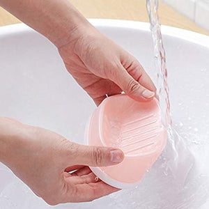 PremiumAV Soap Container, Soap Box Household Kitchen and Bathroom Can Use PP Material Drain Box Double Soap Dish, for Bathroom Shower Home Outdoor Cam  - PremiumAV