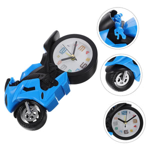 PremiumAV Retro Motorcycle Alarm Clock  Novelty Bike Engine Style Desk Clock  - PremiumAV