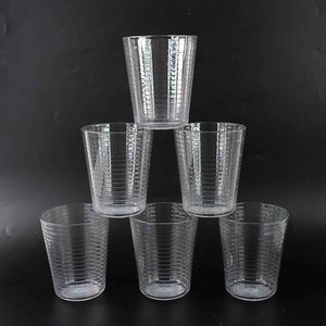 Apex Pyramid Ringo Plastic Glass – 300ml Approx | Durable, Crystal-Clear Tumbler
