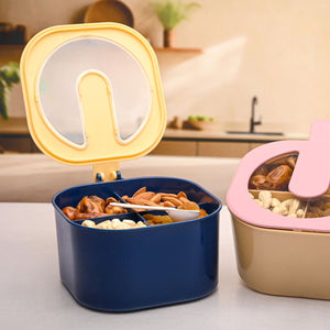 Fancy 4-Section Masala Box for Kitchen Storage (Spice Container)  - PremiumAV
