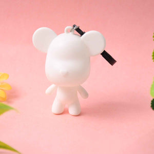 Cute Cartoon Bear Keychain (1 Pc)