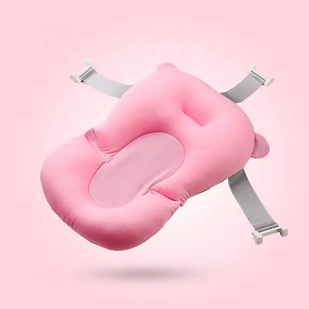PremiumAV PremiumAV Baby Bath Pillow Newborn Anti-Slip Bathtub Pad Foldable with Strap For 0-6 Month Baby –  