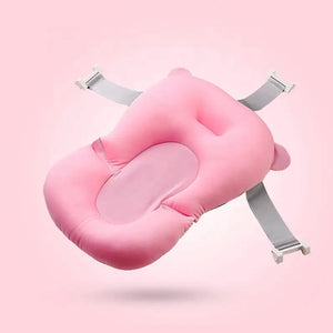 PremiumAV PremiumAV Baby Bath Pillow Newborn Anti-Slip Bathtub Pad Foldable with Strap For 0-6 Month Baby –  