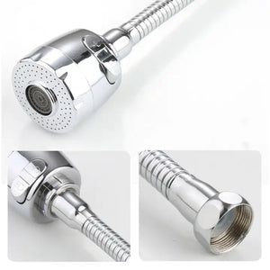 PremiumAV 360° Rotating Faucet Sprayer  Water-Saving Splash-Proof Aerator for Kitchen & Bathroom (6 Inch)  - PremiumAV