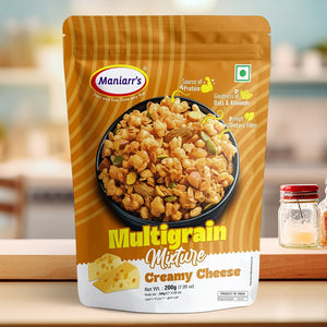 PremiumAV Maniarr's Creamy Cheese ROASTED MULTIGRAIN MIXTURE (200Gm) - PremiumAV