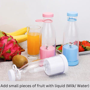 Blender Portable Juicer with 6 Blades 380 Ml Multicolor  - PremiumAV