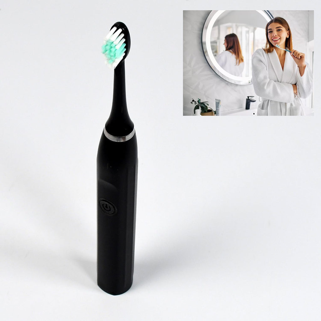 PremiumAV PremiumAV ELECTRIC TOOTHBRUSH FOR ADULTS AND TEENS, ELECTRIC TOOTHBRUSH BATTERY OPERATED DEEP CLEANSING TOOTHBRUSH –  