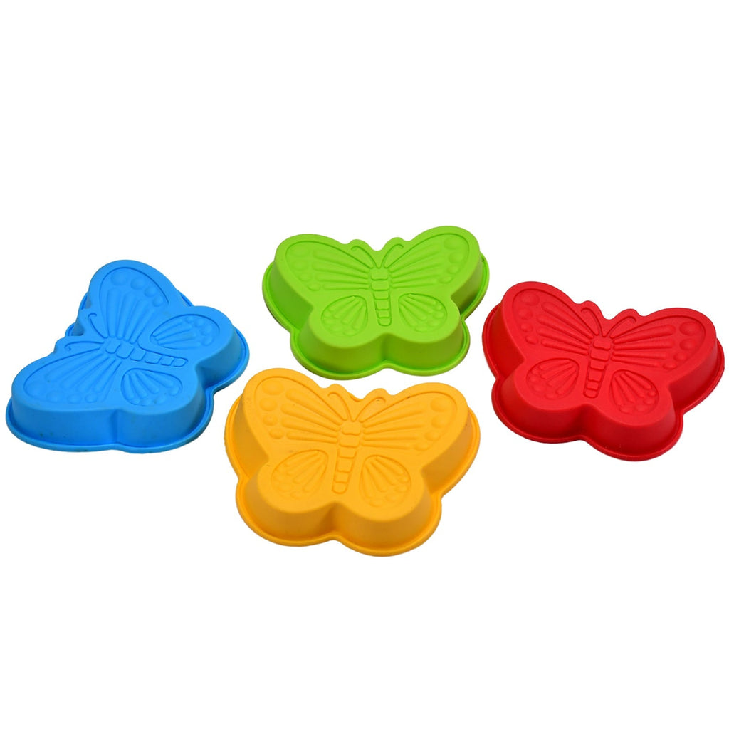 PremiumAV PremiumAV Butterfly Shape Cake Cup Liners I Silicone Baking Cups I Muffin Cupcake Cases I Microwave or Oven Tray Safe I Molds for Handmade Soap, Biscu 