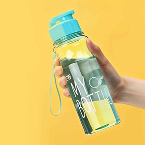 BPA-Free Plastic Sports Water Bottle (Approx. 400 ML / 1 Pc)