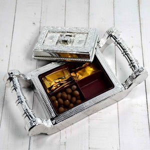 PremiumAV Decorative Platter Dry Fruit Mukhvas Serving Tray