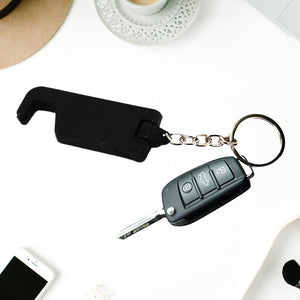 PremiumAV 2 in 1 Plastic Keychain with Mobile Stand / Phone Holder (1 Pc / Multicolor) - PremiumAV