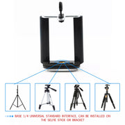 Versatile mobile holder attachment providing a secure fit for your smartphone.