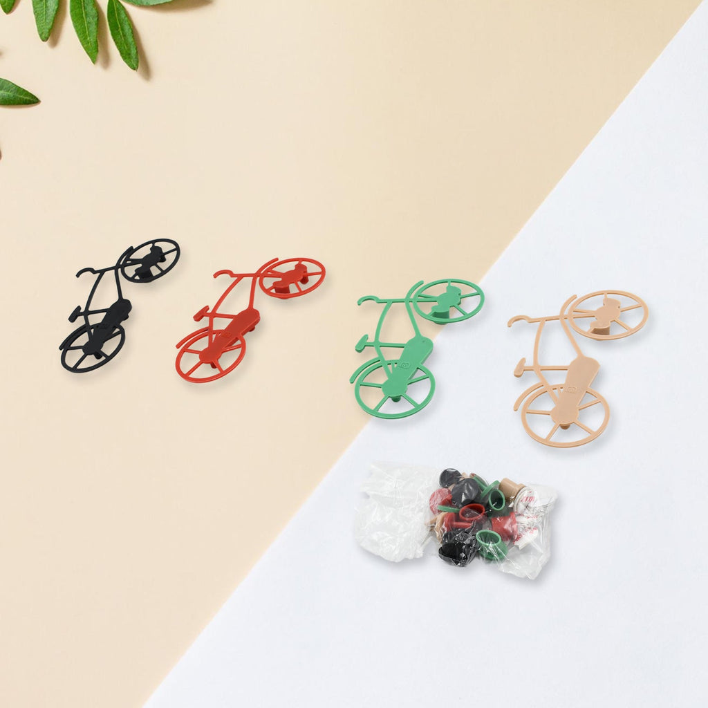PremiumAV PremiumAV Bicycle Shape Key Chain Holder and wall mount bike hook Key Holders Plastic Key Holder For Home, Office (pack of 4) –  