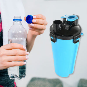 Plastic Sports Double Wall Water Bottle, High Quality Water Bottle, BPA-Free & Leak-Proof! For Kids' School, For Fridge, Office, Sports, School, Gym, Yoga (1 Pc / 400 ML Approx)  - PremiumAV
