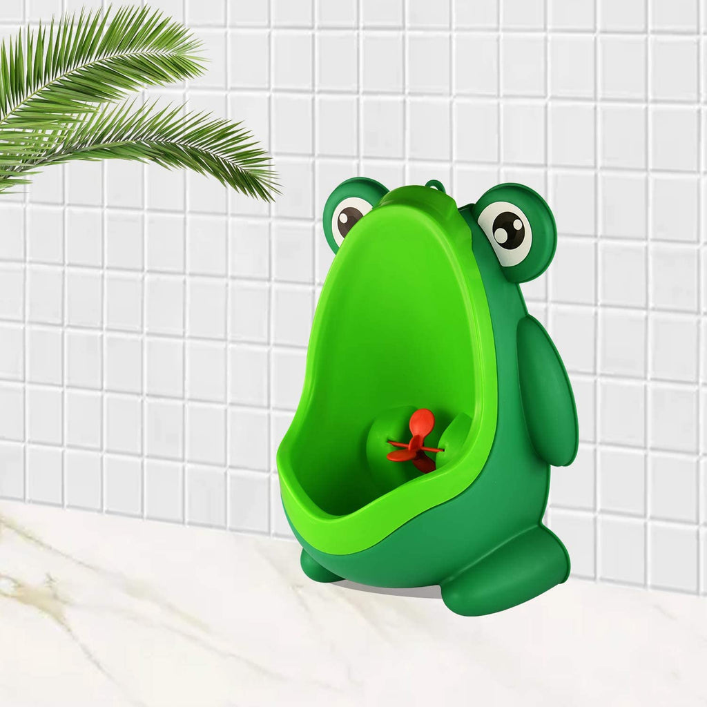 PremiumAV PremiumAV Cute Frog Standing Potty Training Urinal for Boys - Toilet with Funny Aiming Target –  