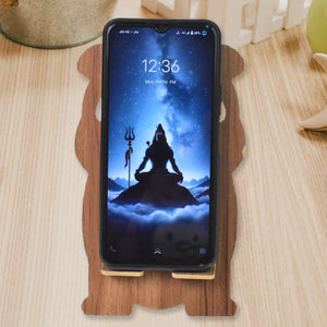 PremiumAV Wooden Cartoon Shape Design Mobile Stand  (1 Pc) - PremiumAV