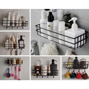 3 in 1 Shower Shelf Rack for storing and holding various household stuffs and items etc.  - PremiumAV