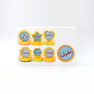 PremiumAV PremiumAV Unique Different Shape Stamps 7 pieces for Kids Motivation and Reward Theme Prefect Gift for Teachers, Parents and Students (Multicolor) – n 