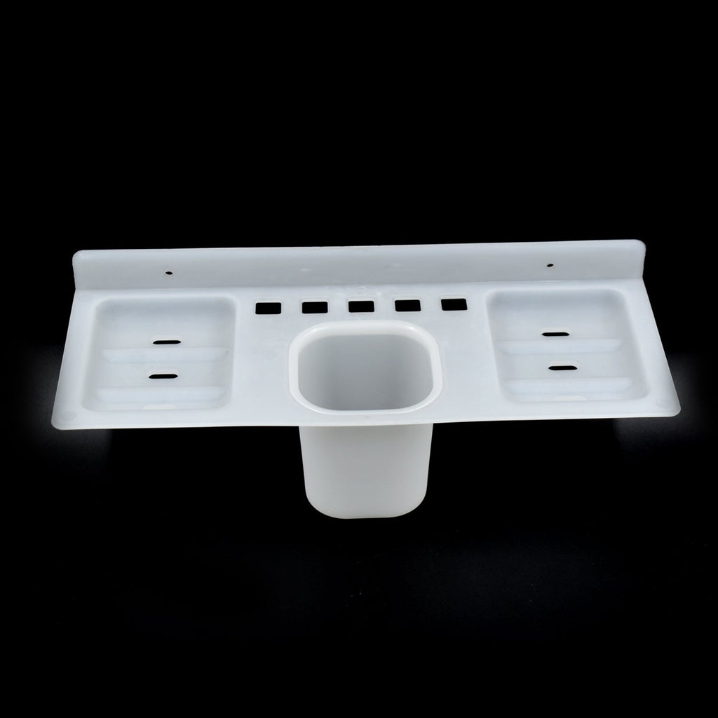 PremiumAV PremiumAV 4 in 1 Plastic Soap Dish and plastic soap dish tray used in bathroom and kitchen purposes. –  