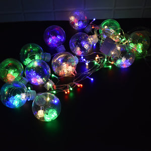 12  Wish Balls Window Curtain String Lights with 8 Flashing Modes Decoration for Home Decoration, Diwali & Wedding LED Christmas Light Indoor and Outdoor Light ,Festival Decoration (Plastic, Multi Color)  - PremiumAV