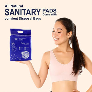 Blue Lady Extra Long Pads With Wides Wings Sanitary Pads – 290 mm, 40-Pack