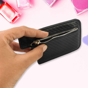 Black Adhesive Card phone Holder, Card Wallet Phone Attachment (1 Pc)