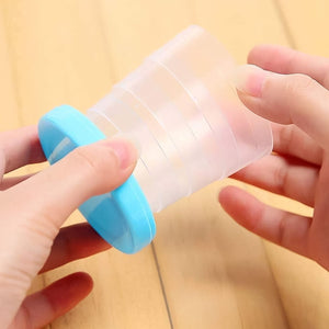 Portable Travelling Cup/Tumbler With Lid Folding / Pocket Glass for Travelling, Water Cup for Kids Walker, Folding Camping Cup with Lids Expandable Drinking Cup Folding Cup for Kids, Travel - (Pack of 1)  - PremiumAV