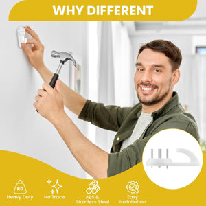 PremiumAV 33 in 1 Picture Hangers Photos Hanging Hardware Kit (1 Set) - PremiumAV