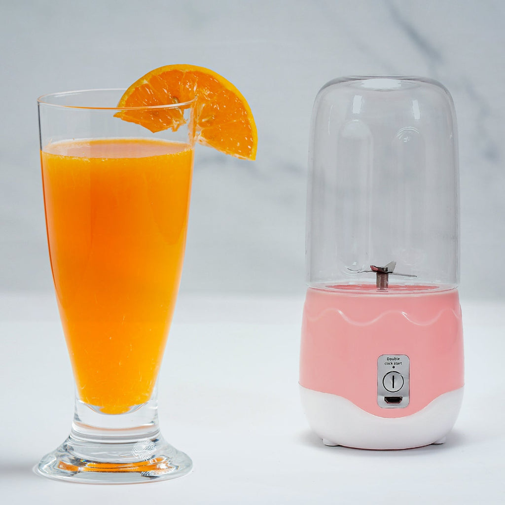 PremiumAV PremiumAV Portable Blender, Personal Blender Juicer Cup, Mini Handheld Blender with 4 Blades, Mixer for Fruit Shakes and Smoothies, Portable Juicer (M 