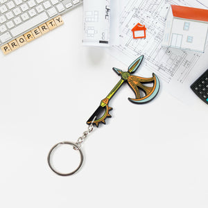 PremiumAV Axe Shape Metal Keychain - Durable & Stylish Accessory (1 Pc) - PremiumAV