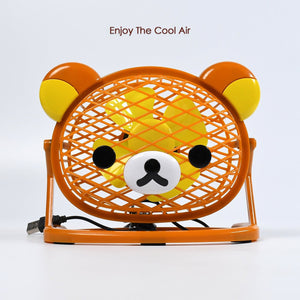 PremiumAV Teddy Bear Portable Fan for Home, Office & Car (USB, Adjustable) - PremiumAV