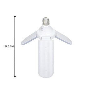 fan blade LED light bulb, focusing on its design and LED light.