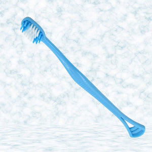 PremiumAV 2-in-1 Soft Toothbrush & Tongue Cleaner for All Ages (1 Pc, With Cover)  - PremiumAV