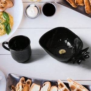 PremiumAV Pine Party Ceramic Tea / cups / Mug Set With Pineapple Shape Serving Bowl Milk Cup, Coffee Cup, Tea Cup, Breakfast Cup, Drinking Mug or Outd - PremiumAV