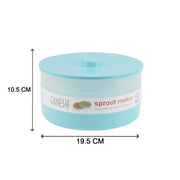 Ganesh sprout maker with three clear tiers, ideal for growing healthy sprouts.