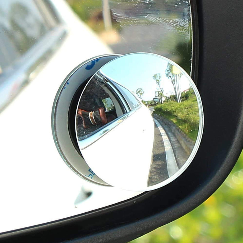 PremiumAV PremiumAV Blind Spot Round Wide Angle Adjustable Convex Rear View Mirror - Pack of 2 –  