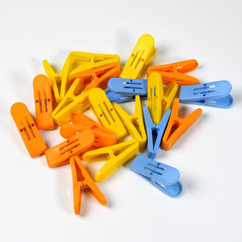 PremiumAV PremiumAV Heavy Duty Anti Rust Cloth Clip Quilt Drying Pins Multipurpose Clothes Pins For Indoor and Outdoor Use Strong and Durable Plastic Clips for  
