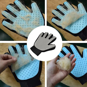 PremiumAV Grey Gloves, Gloves Bathing Tool (1 Pc) - PremiumAV