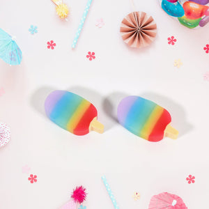 PremiumAV Jelly Popsicle Erasers  Cute & Fancy Mini Erasers for Kids (2 Pc Set, Mix Design)  - PremiumAV