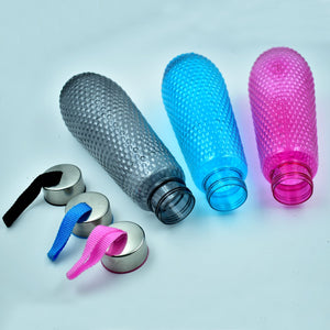 PremiumAV PremiumAV Plastic Fridge Water Bottle Set With Steel Finish Cap (3 Pieces 1 litre) –  