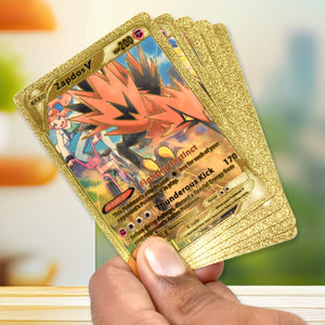 PremiumAV Pocket Monster Golden Trading Playing Cards (55 Pcs Set)  - PremiumAV