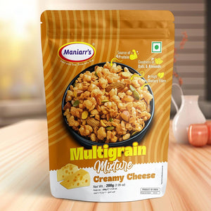 PremiumAV Maniarr's Creamy Cheese ROASTED MULTIGRAIN MIXTURE (200Gm) - PremiumAV