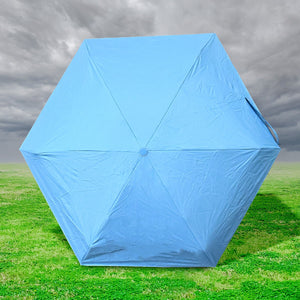 PremiumAV 5 Fold Manual Open Umbrella With Capsule Case (1 Pc) - PremiumAV