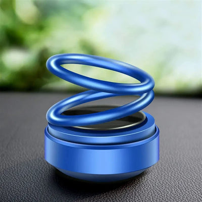 PremiumAV Solar Car Aroma Diffuser 360° Rotating Design, Air Freshener for Car, Home, Office