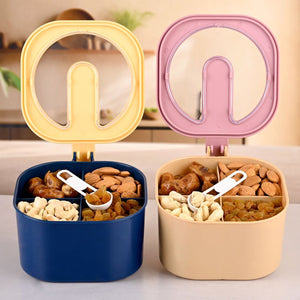 Fancy 4-Section Masala Box for Kitchen Storage (Spice Container)  - PremiumAV