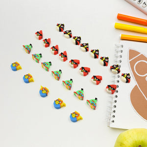 PremiumAV Colorful Novelty Eraser Set for Kids and Gifts (28 Pcs In 1 Packet)  - PremiumAV