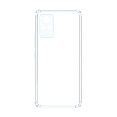 Clear Hard Chrome Case For Vivo