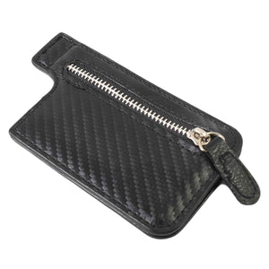 Black Adhesive Card phone Holder, Card Wallet Phone Attachment (1 Pc)