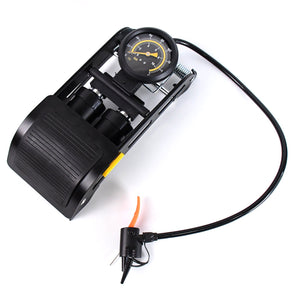 Portable High Pressure Foot Air Pump Compressor for Car and Bike  - PremiumAV
